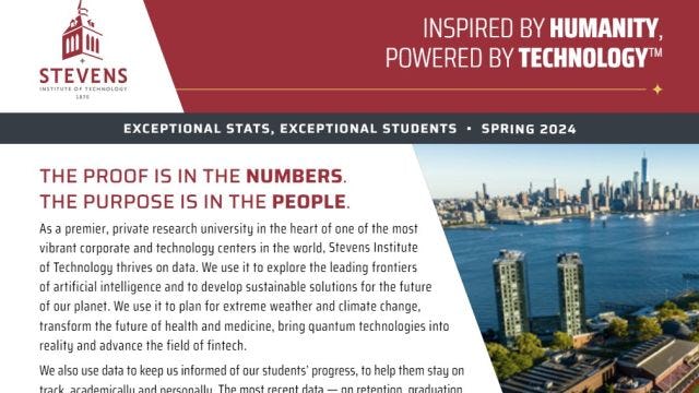 Presidential News Brief - Spring 2024: Exceptional Stats, Exceptional Students