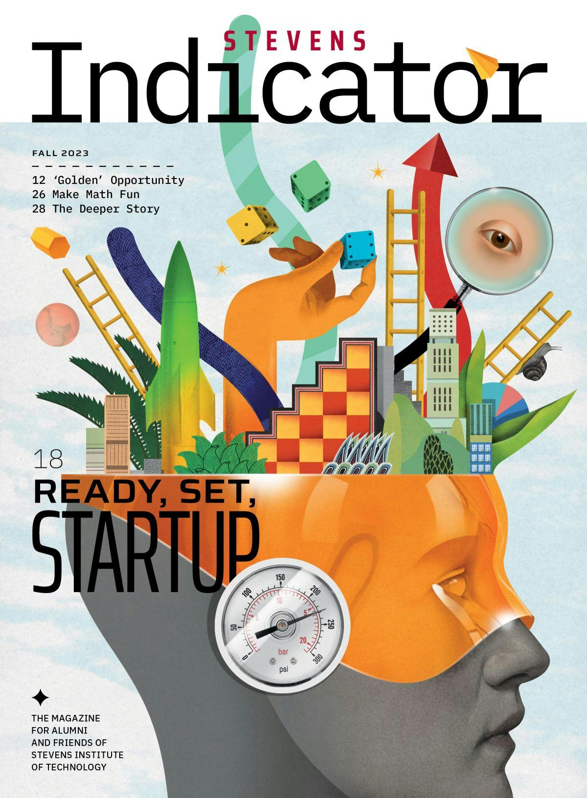 Cover of the Fall 2023 Indicator magazine