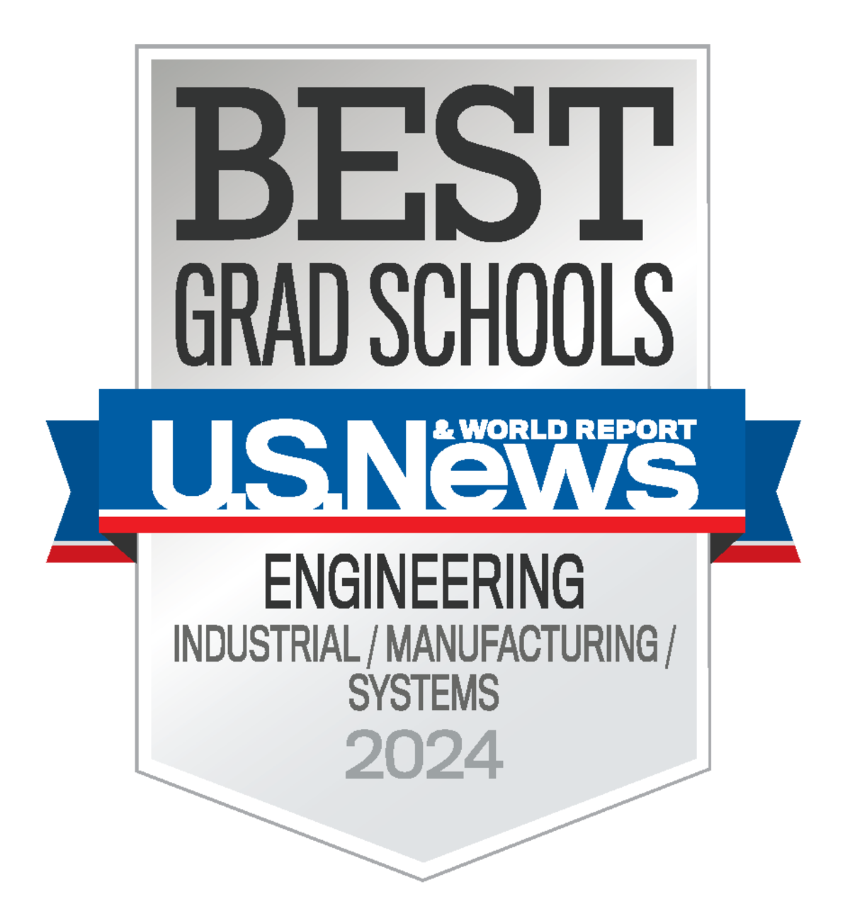USNWR 2024 Best Grad Schools Systems Engineering Badge