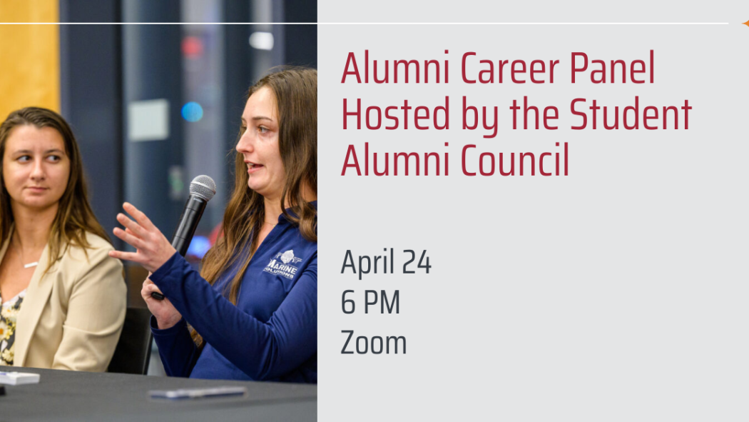 Alumni Career Panel hosted by the Student Alumni Council